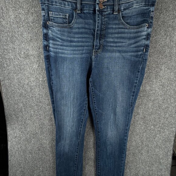 BKE Denim Jeans Universal Fit High Rise Ankle Skinny 30x27 Cotton Spandex Women - Picture 1 of 16